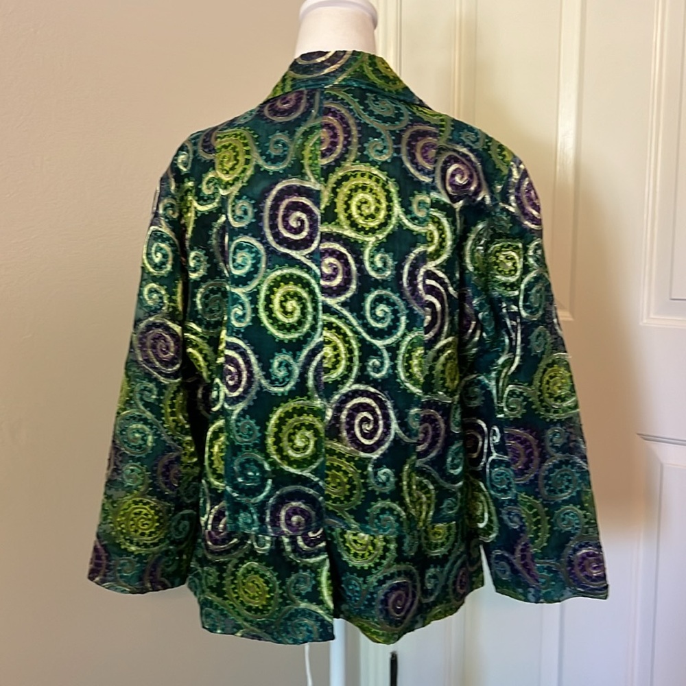 Chicos. Lightweight Jacket With Button Front. Siz… - image 3